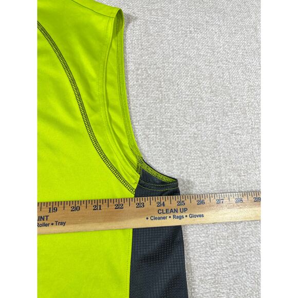 Xersion Men’s 2XL Green Black Performance Sleeveless Athletic Training Shirt - Picture 5 of 6